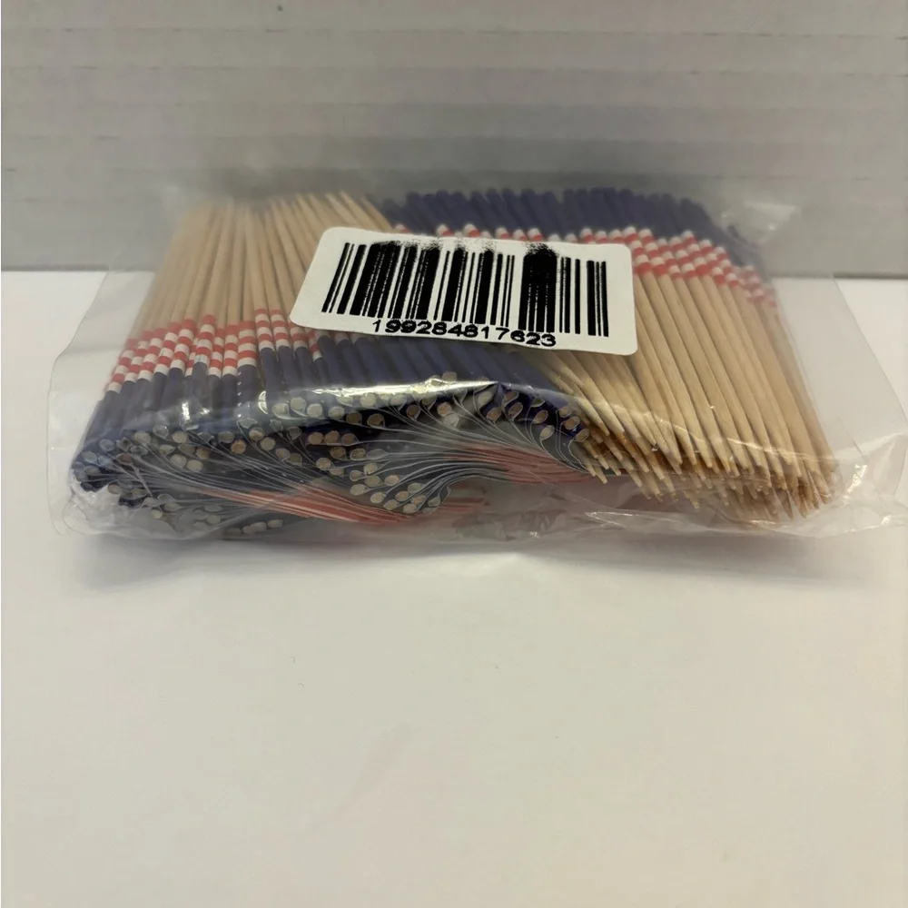 American Flag Toothpick Cupcake Toppers, 200 count